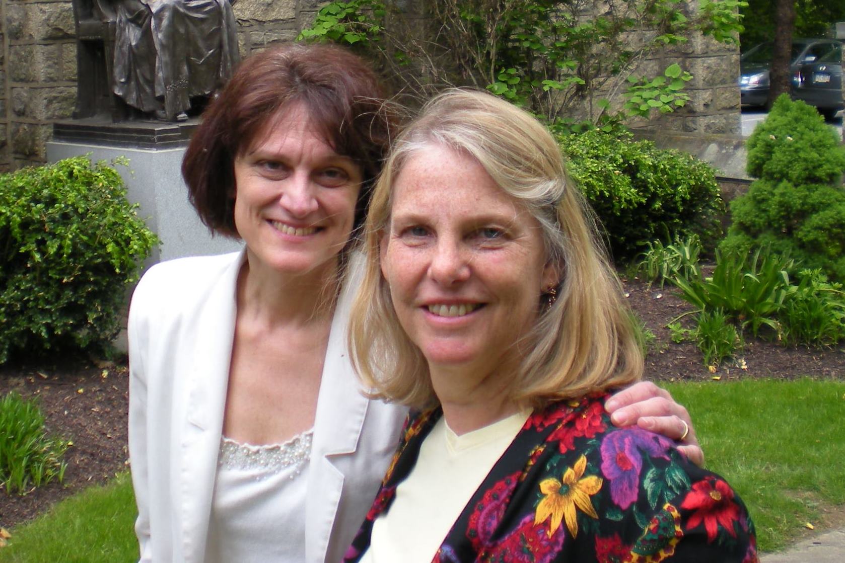 From left, Lisa Lonie and Janet Tebbel